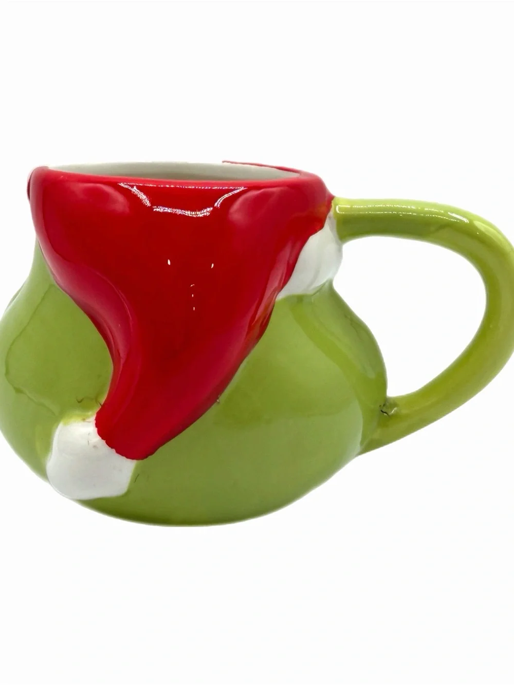 Fizz Creations The Grinch Wearing a Santa Hat Ceramic Coffee Mug